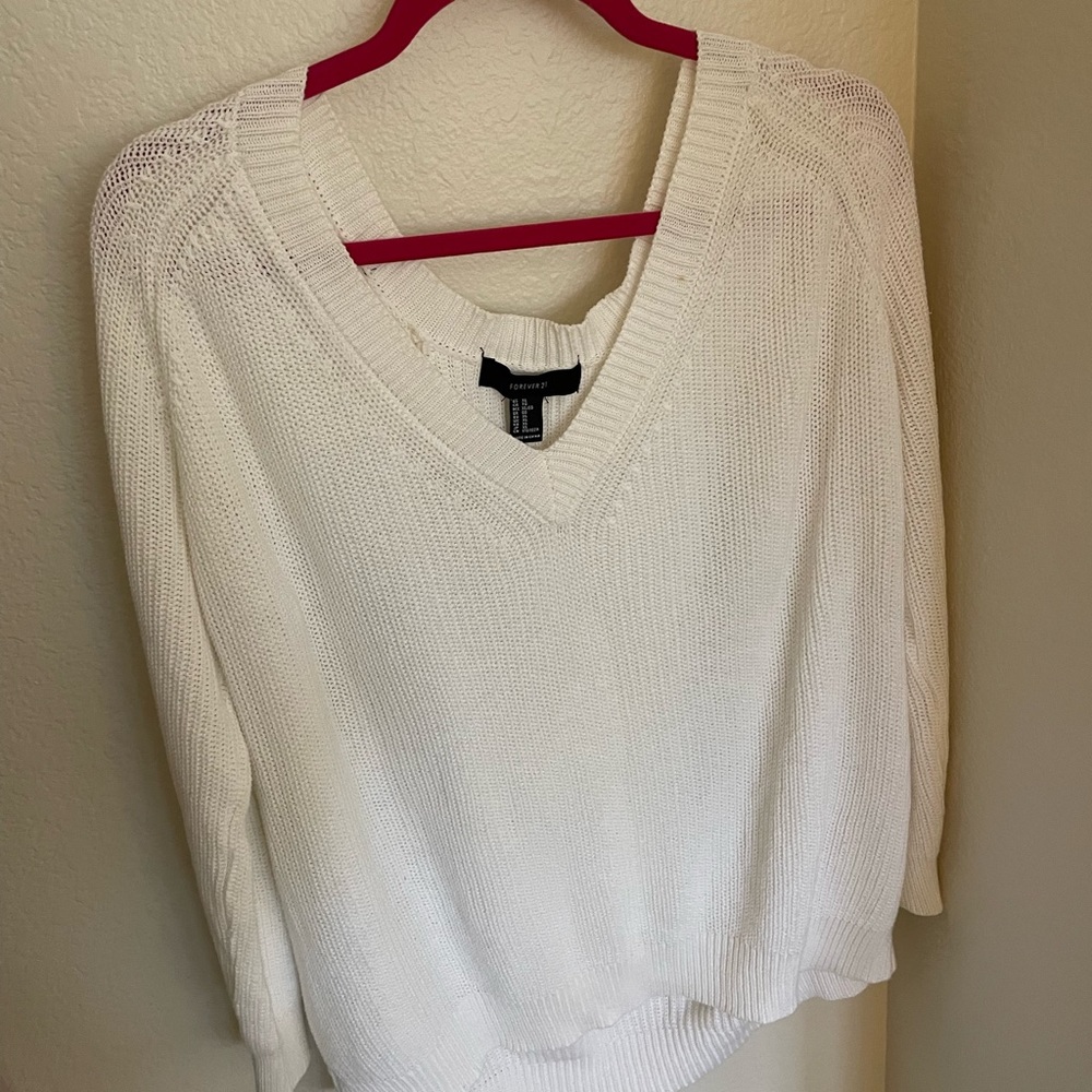 Cream oversized sweater